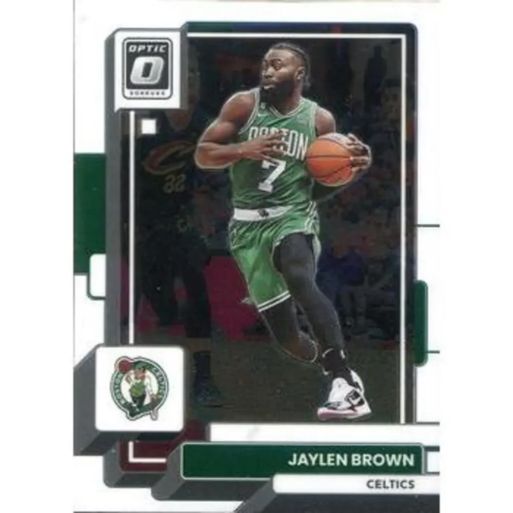 2022-23 Panini Donruss Optic Jaylen Brown Purple Shock #32 Boston Celtics